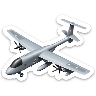 UAV Military aircraft sticker