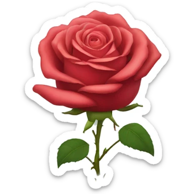 Rose sticker