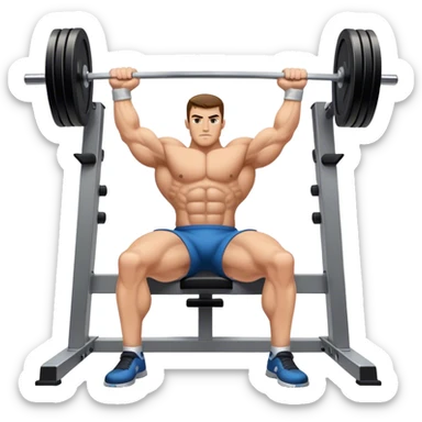 close-grip flat-benchpress sticker