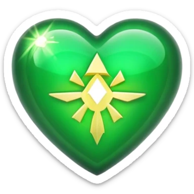 Zelda heart sticker