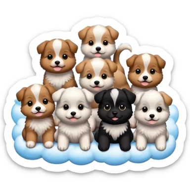 Cielo de los perritos sticker