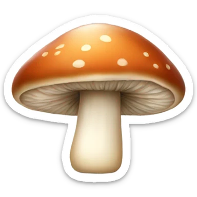 Mushroom sticker