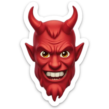 Devil sticker