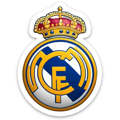 Real Madrid logo sticker