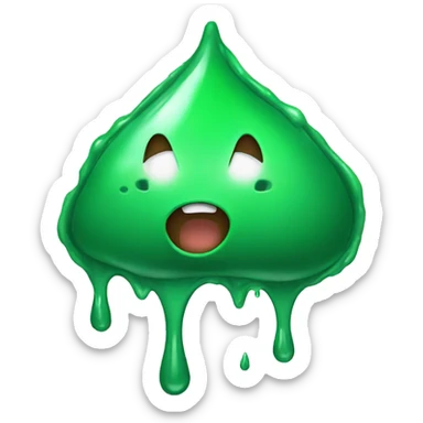 green drip sticker