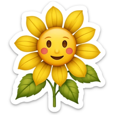 sonnenblumenstrauss  ohne personen, aber mit daum ok zeichen sticker
