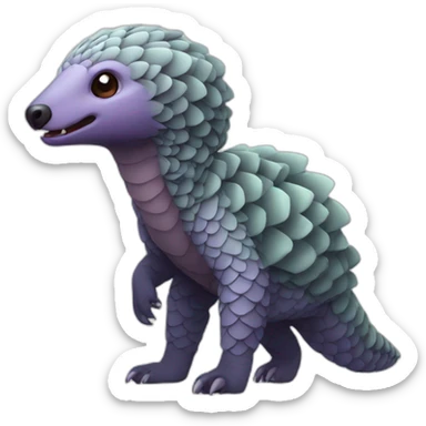 space pangolin sticker