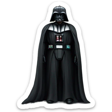 Darth Vader’s seriously dusty disturbing disgusting ghostly haunted horror dream mansion  sticker
