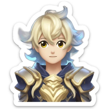 Aether genshin impact sticker