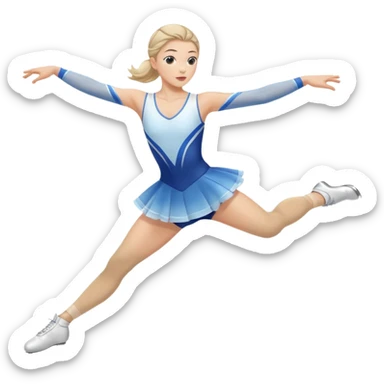 figure skating finland sticker