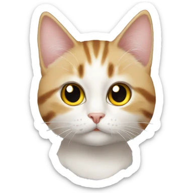 poposu büyük kedi sticker