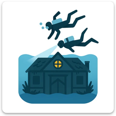 an emoji that symbolizes this movie the deep house sticker