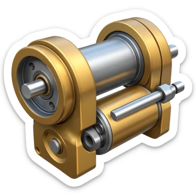 Engine piston and rod sticker