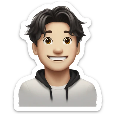 Jungkook happy  sticker