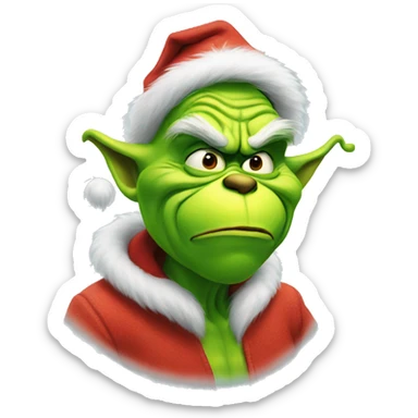 Grinch sticker