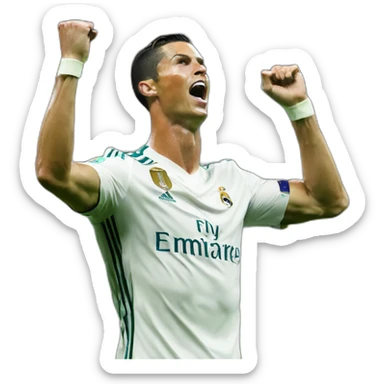 cristiano ronaldo goal celebration sticker