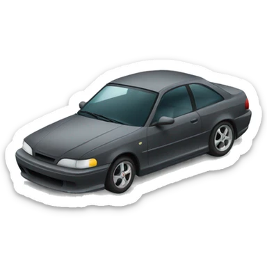 Car drifting  sticker