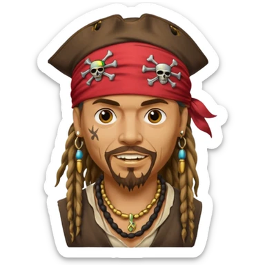 Jack sparrow sticker