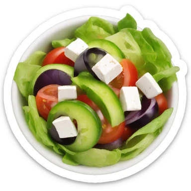 Greek salad sticker