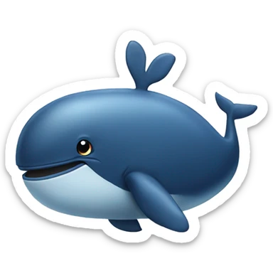 thinking docker whale sticker