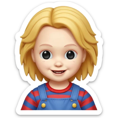 AaUn emojin de chuky sticker