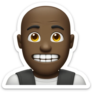 Devious grin and rubbing hands together sinisterly sticker