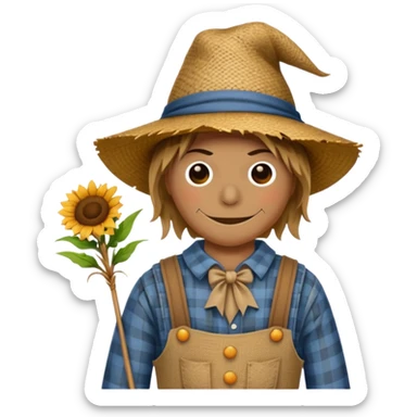 the scarecrow sticker