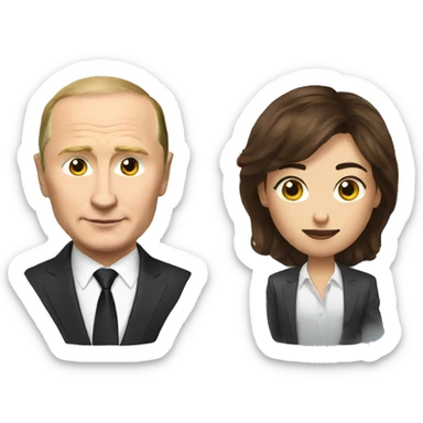 putin and kia stinger sticker