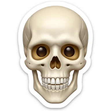 Gojo skeleton sticker