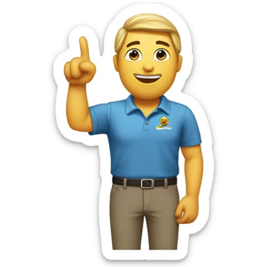 Funny employee image which reads "Will Attend" sticker