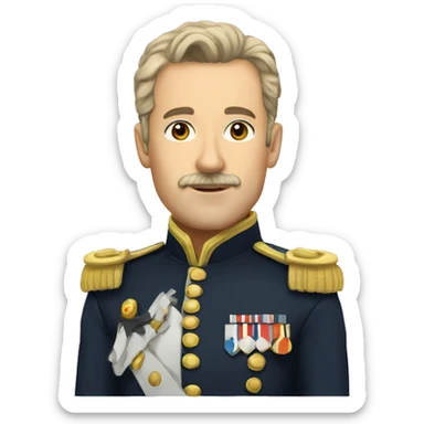 commodore officer sticker