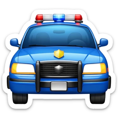 police car sticker