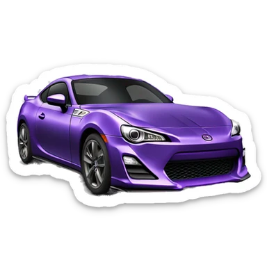 purple gt86 aero  sticker