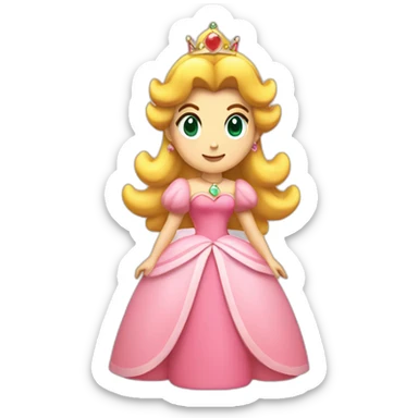 Princess peach sticker