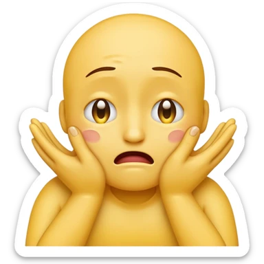 NO. I WANT AN CLASSIC EMOJI LIKE THIS 🫂 TO CRY sticker