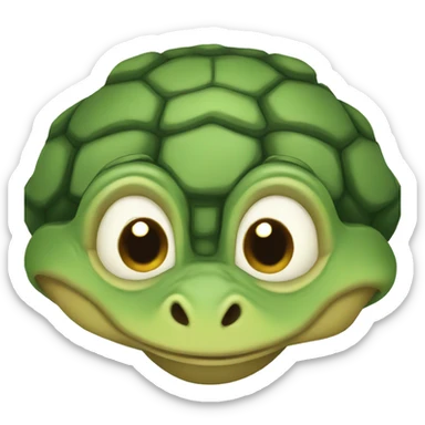 Schildpad  sticker