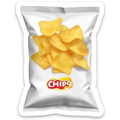 Bag of chips sticker