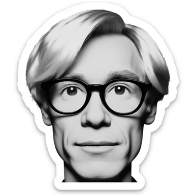 Andy Warhol art sticker