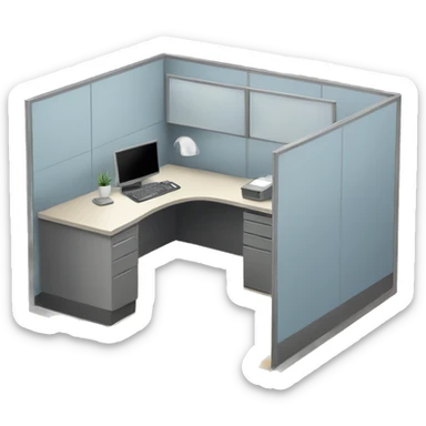 office cubicle sticker