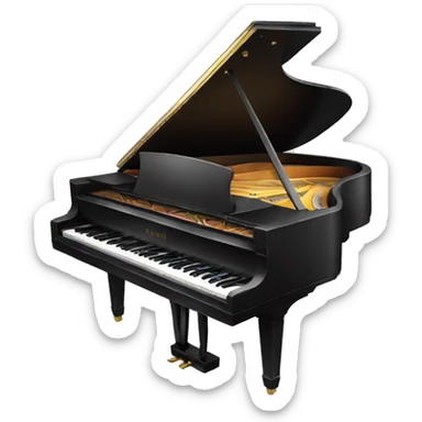 piano sticker