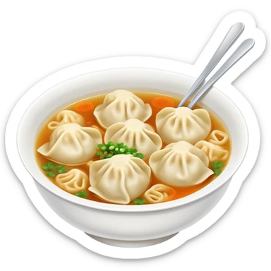 Wonton soup sticker