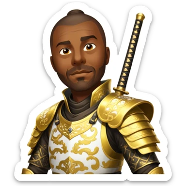 Golden Samurai sticker