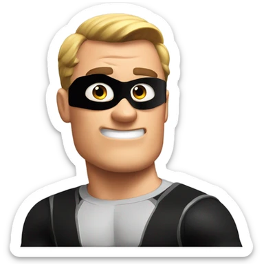 mr. incredible sticker