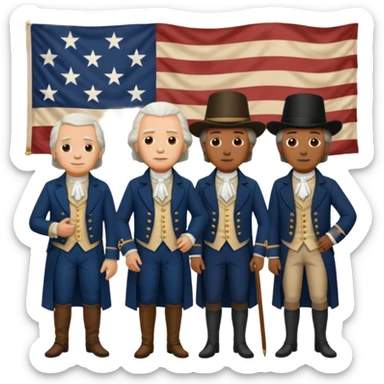 founding fathers of the usa sticker