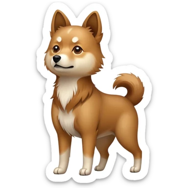 Chinese native dog sticker