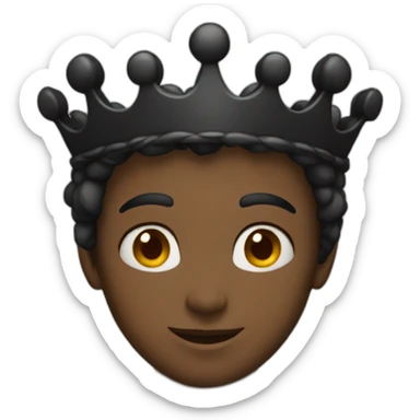 Black Crown sticker