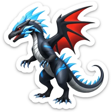 Salandit-Zekrom-Silvally-Nargacuga-fusion (full body) sticker