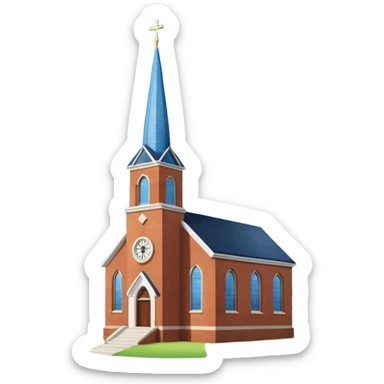 Christian church sticker