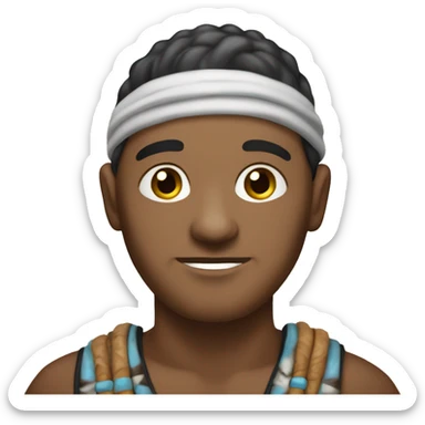 Aboriginal man ￼ sticker