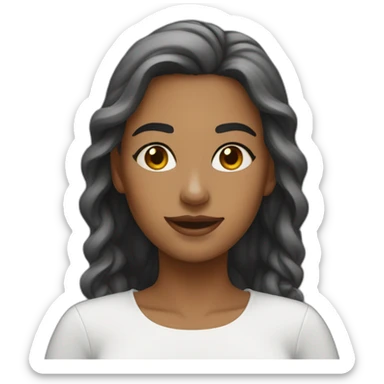 mulher e dálmata sticker